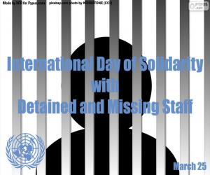 Puzzle Διεθνής Ημέρα Αλληλεγγύης με Το Προσωπικό Κράτησης και Αγνοουμένων